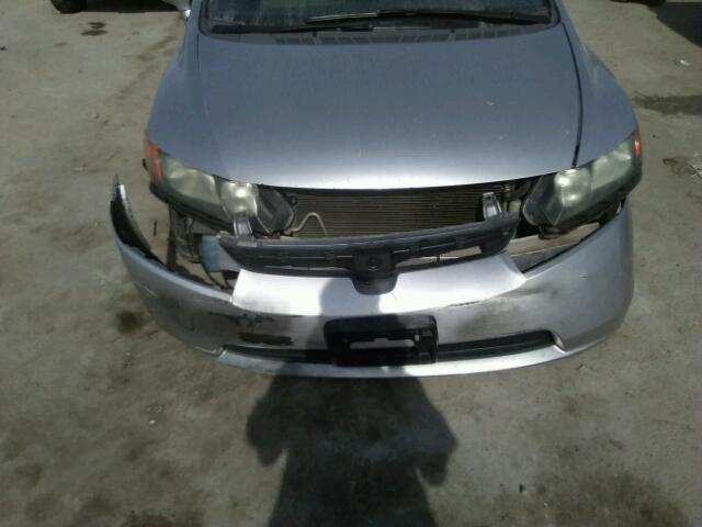 2HGFA16568H522771 - 2008 HONDA CIVIC LX SILVER photo 9