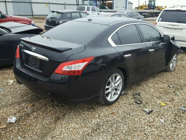 1N4AA5AP9BC845334 - 2011 NISSAN MAXIMA S BLACK photo 4