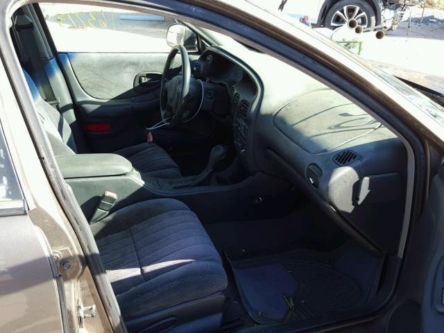 1G2WP52K51F245414 - 2001 PONTIAC GRAND PRIX BROWN photo 5