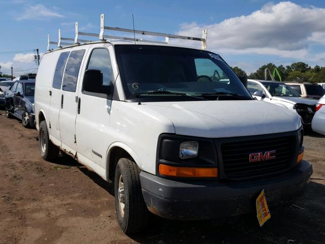 1GTHG35U431165947 - 2003 GMC SAVANA G35 WHITE photo 1