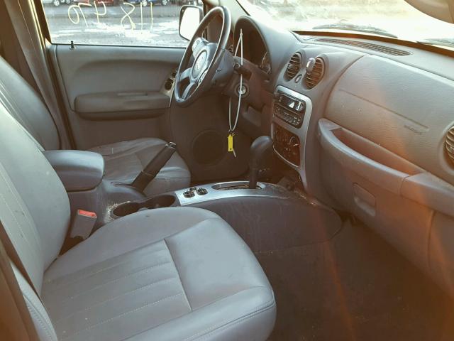 1J4GL58K36W100411 - 2006 JEEP LIBERTY LI BLUE photo 5