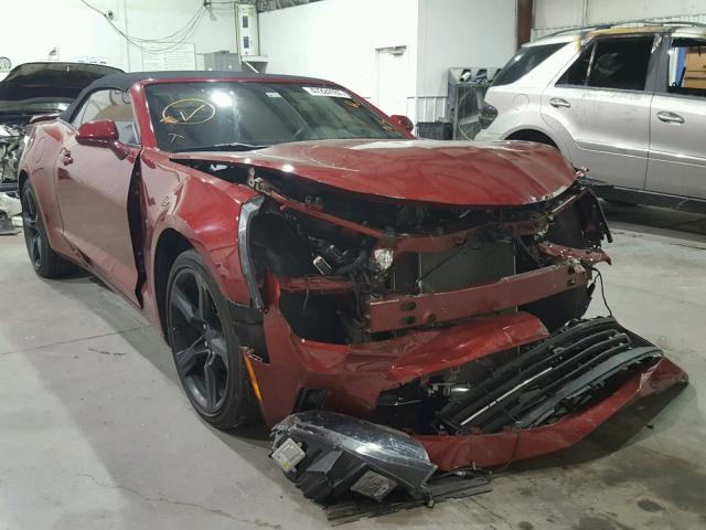 1G1FD3DX6G0166923 - 2016 CHEVROLET CAMARO LT RED photo 1