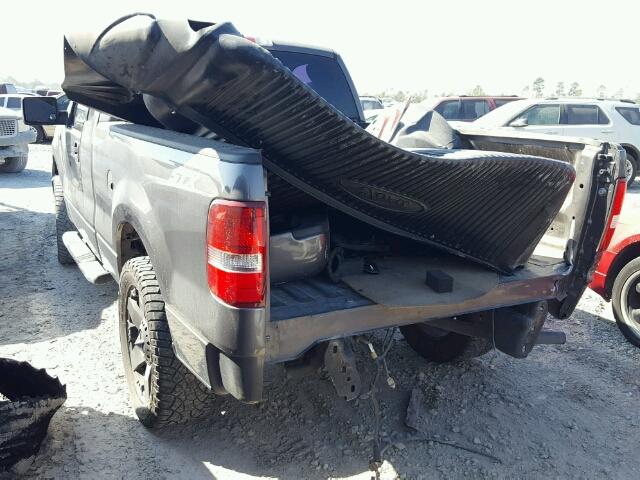 1FTRF12237KC15204 - 2007 FORD F150 GRAY photo 3