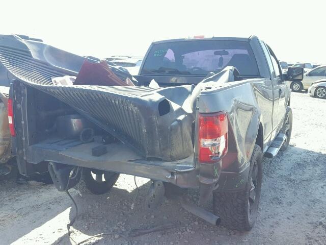 1FTRF12237KC15204 - 2007 FORD F150 GRAY photo 4