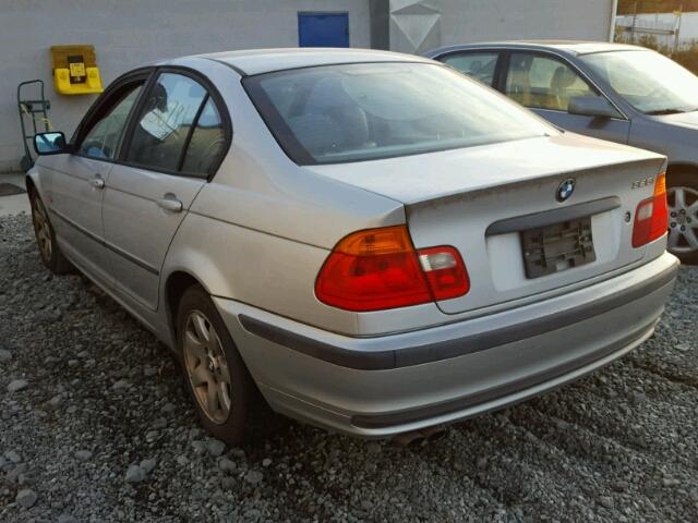 WBAAV334X1FU95695 - 2001 BMW 325 I SILVER photo 3