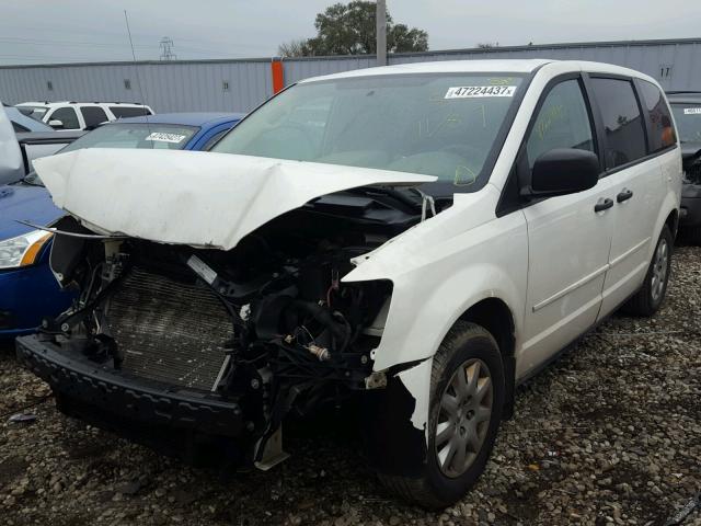 2A8HR44H38R619122 - 2008 CHRYSLER TOWN & COU WHITE photo 2