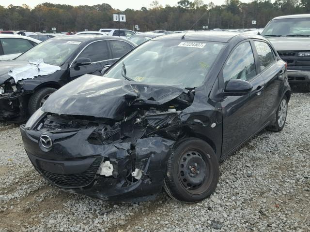 JM1DE1KY2D0169891 - 2013 MAZDA MAZDA2 BLACK photo 2