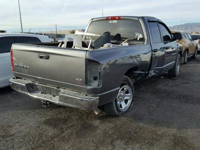 1D7HA18N24S514230 - 2004 DODGE RAM 1500 S CHARCOAL photo 4