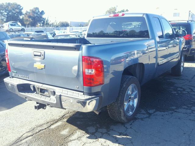 1GCRCSE00BZ269326 - 2011 CHEVROLET SILVERADO BLUE photo 4