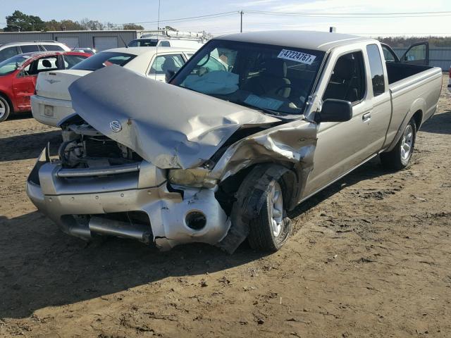 1N6DD26T64C464866 - 2004 NISSAN FRONTIER K BEIGE photo 2