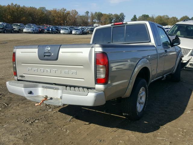 1N6DD26T64C464866 - 2004 NISSAN FRONTIER K BEIGE photo 4