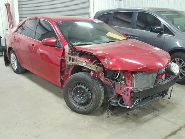 4T1BF1FK4EU750664 - 2014 TOYOTA CAMRY L RED photo 1