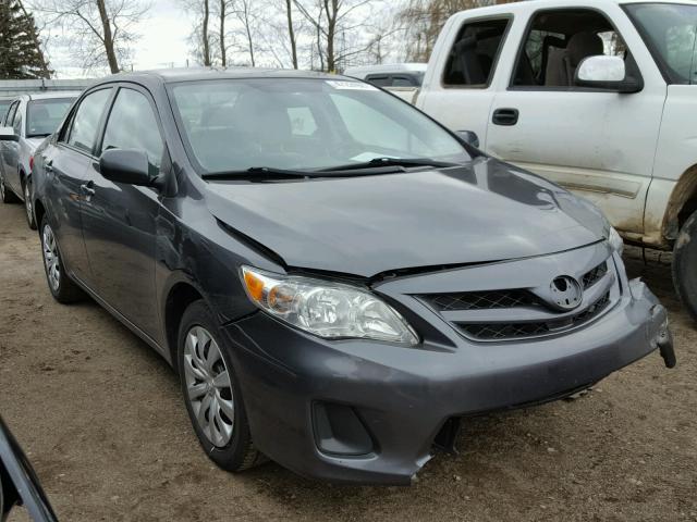 2T1BU4EE2CC874787 - 2012 TOYOTA COROLLA BA CHARCOAL photo 1