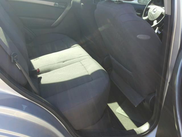 KL1TD56637B109617 - 2007 CHEVROLET AVEO BASE SILVER photo 6