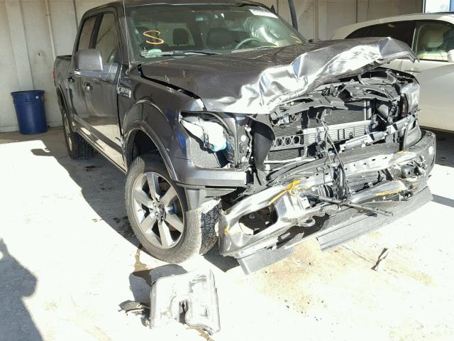 1FTEW1EG0HFC42425 - 2017 FORD F150 SUPER GRAY photo 1