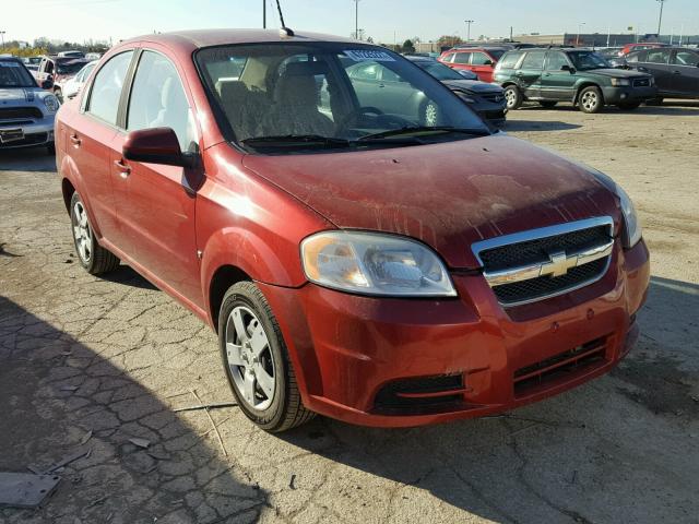 KL1TD56EX9B621725 - 2009 CHEVROLET AVEO LS 红色 照片 1