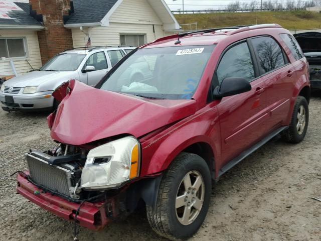 2CNDL73F656117903 - 2005 CHEVROLET EQUINOX LT RED photo 2