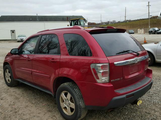 2CNDL73F656117903 - 2005 CHEVROLET EQUINOX LT RED photo 3