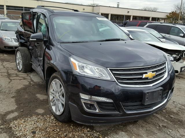 1GNKRGKDXDJ224018 - 2013 CHEVROLET TRAVERSE L BLACK photo 1