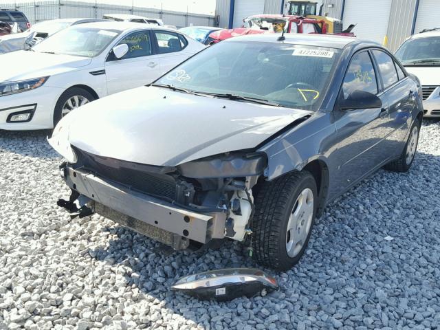 1G2ZF57B984105624 - 2008 PONTIAC G6 VALUE L GRAY photo 2