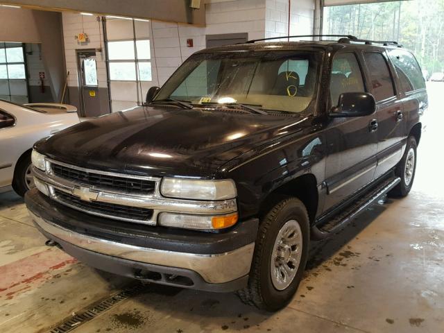 3GNFK16T11G145872 - 2001 CHEVROLET SUBURBAN BLACK photo 2