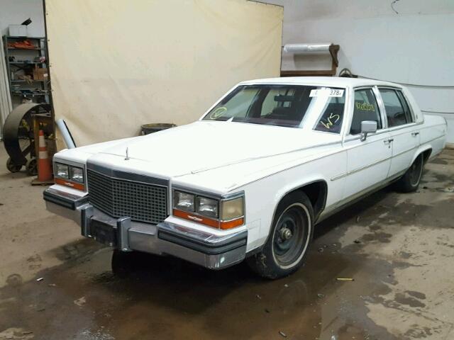 1G6DW51Y8J9702231 - 1988 CADILLAC BROUGHAM WHITE photo 2