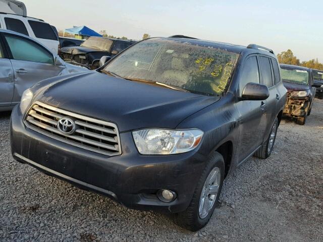 5TDKK3EH2AS007503 - 2010 TOYOTA HIGHLANDER CHARCOAL photo 2