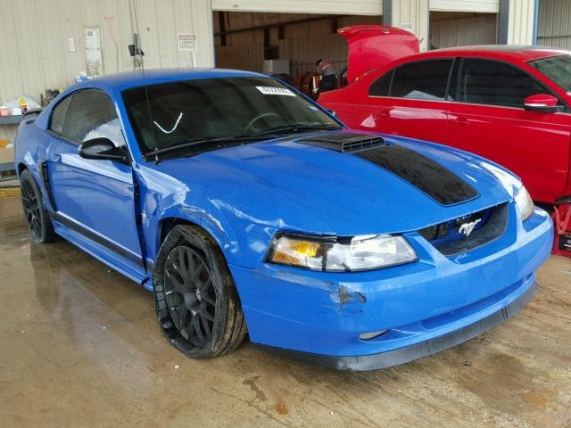 1FAFP42R63F429837 - 2003 FORD MUSTANG MA BLUE photo 1