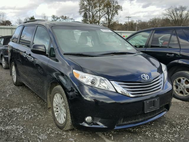 5TDYK3DC4GS739852 - 2016 TOYOTA SIENNA XLE BLACK photo 1