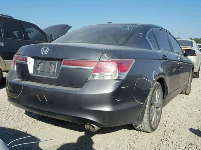 1HGCP2F87CA110206 - 2012 HONDA ACCORD EXL GRAY photo 4