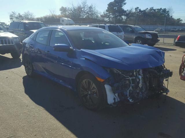 SHHFK7H65HU421133 - 2017 HONDA CIVIC EX ლურჯი ფოტო 1