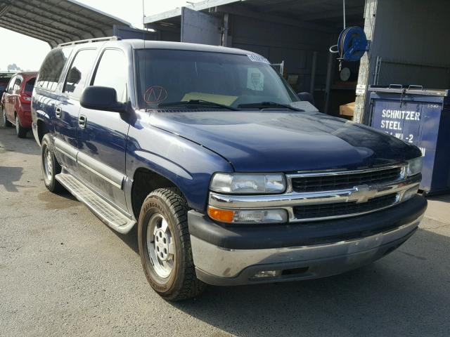 1GNEC16T03J160602 - 2003 CHEVROLET SUBURBAN C BLUE photo 1