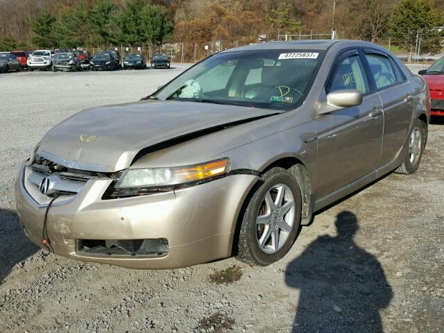 19UUA66244A006752 - 2004 ACURA TL TAN photo 2