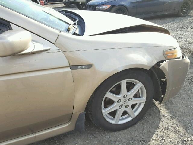 19UUA66244A006752 - 2004 ACURA TL TAN photo 9