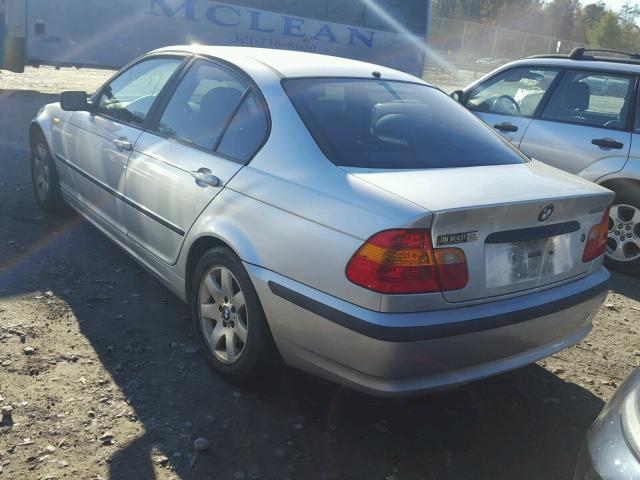 WBAET37472NG71503 - 2002 BMW 325 I SILVER photo 3