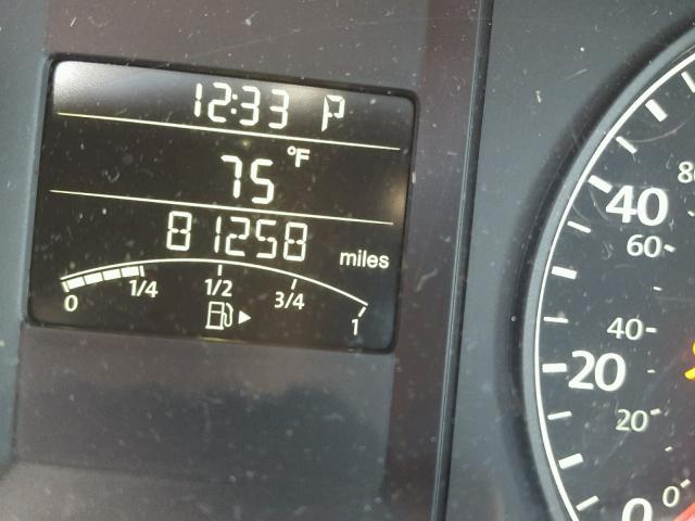 3VW2K7AJ0CM341528 - 2012 VOLKSWAGEN JETTA BASE 黑色 照片 8