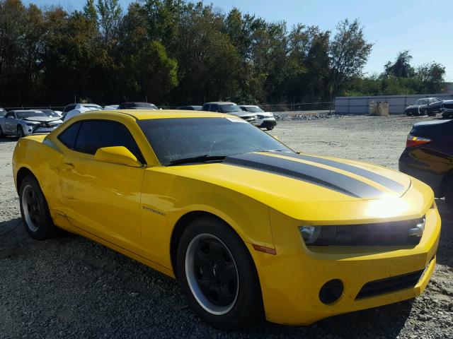 2G1FA1E35C9114952 - 2012 CHEVROLET CAMARO LS YELLOW photo 1