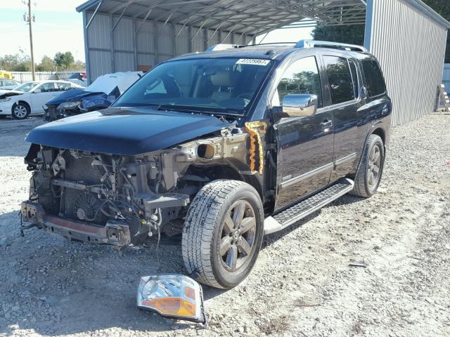 5N1BA0NFXDN604680 - 2013 NISSAN ARMADA PLA BLACK photo 2