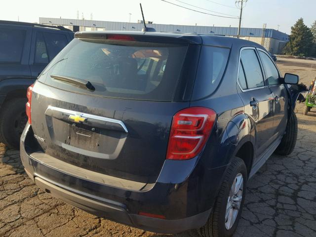 2GNALBEK5H1585263 - 2017 CHEVROLET EQUINOX LS BLUE photo 4