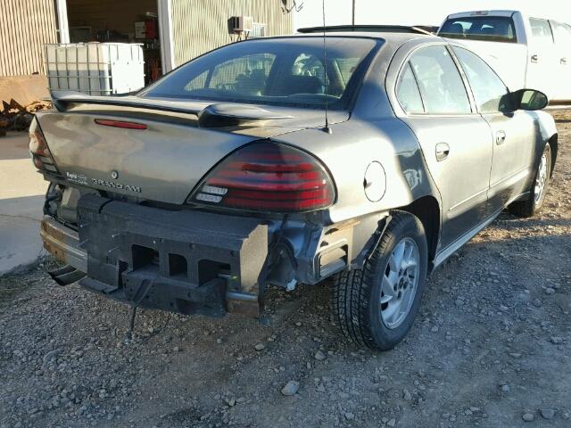1G2NF52F94M502074 - 2004 PONTIAC GRAND AM S ვერცხლისფერი ფოტო 4