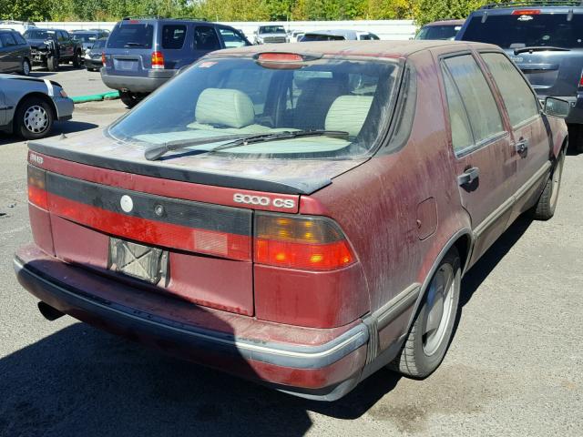 YS3CN65M7R1001045 - 1994 SAAB 9000 CS RED photo 4