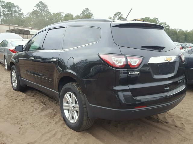 1GNKRGKD8EJ314513 - 2014 CHEVROLET TRAVERSE L BLACK photo 3