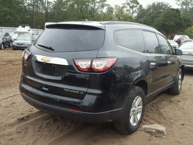 1GNKRGKD8EJ314513 - 2014 CHEVROLET TRAVERSE L BLACK photo 4