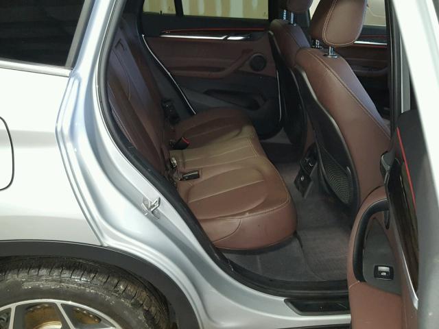 WBXHT3C36G5E48893 - 2016 BMW X1 XDRIVE2 SILVER photo 6