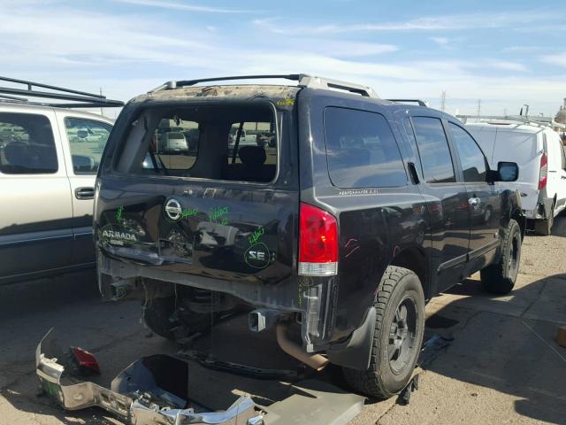 5N1AA08B46N727446 - 2006 NISSAN ARMADA SE BLUE photo 4