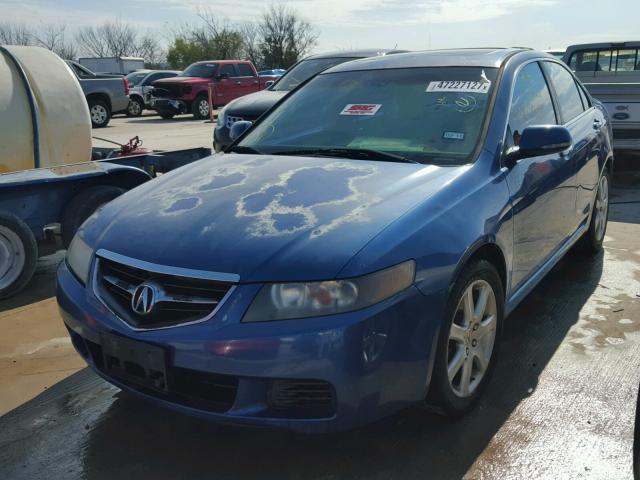 JH4CL96805C008769 - 2005 ACURA TSX BLUE photo 2