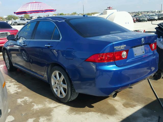 JH4CL96805C008769 - 2005 ACURA TSX BLUE photo 3