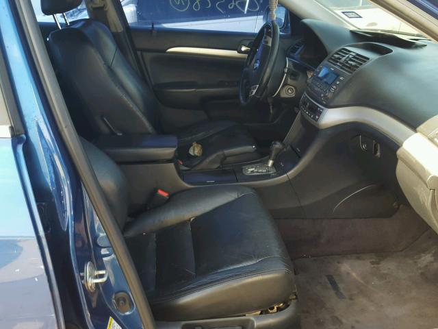 JH4CL96805C008769 - 2005 ACURA TSX BLUE photo 5