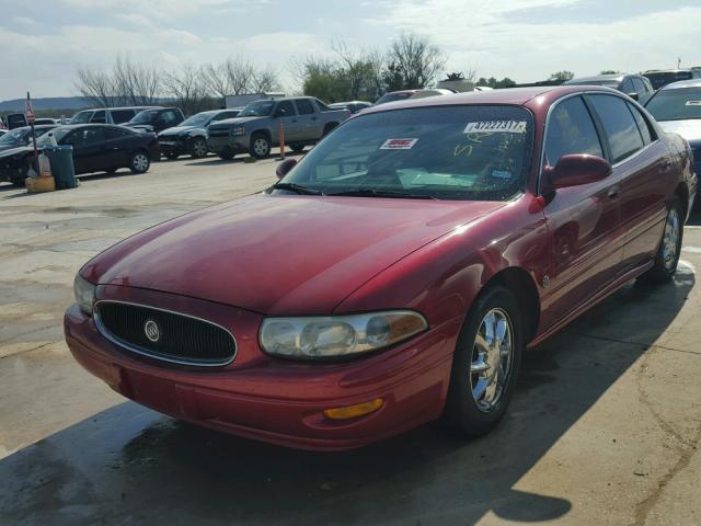 1G4HR54K23U250270 - 2003 BUICK LESABRE LI RED photo 2