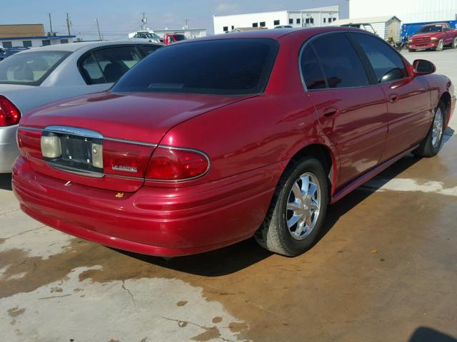 1G4HR54K23U250270 - 2003 BUICK LESABRE LI RED photo 4